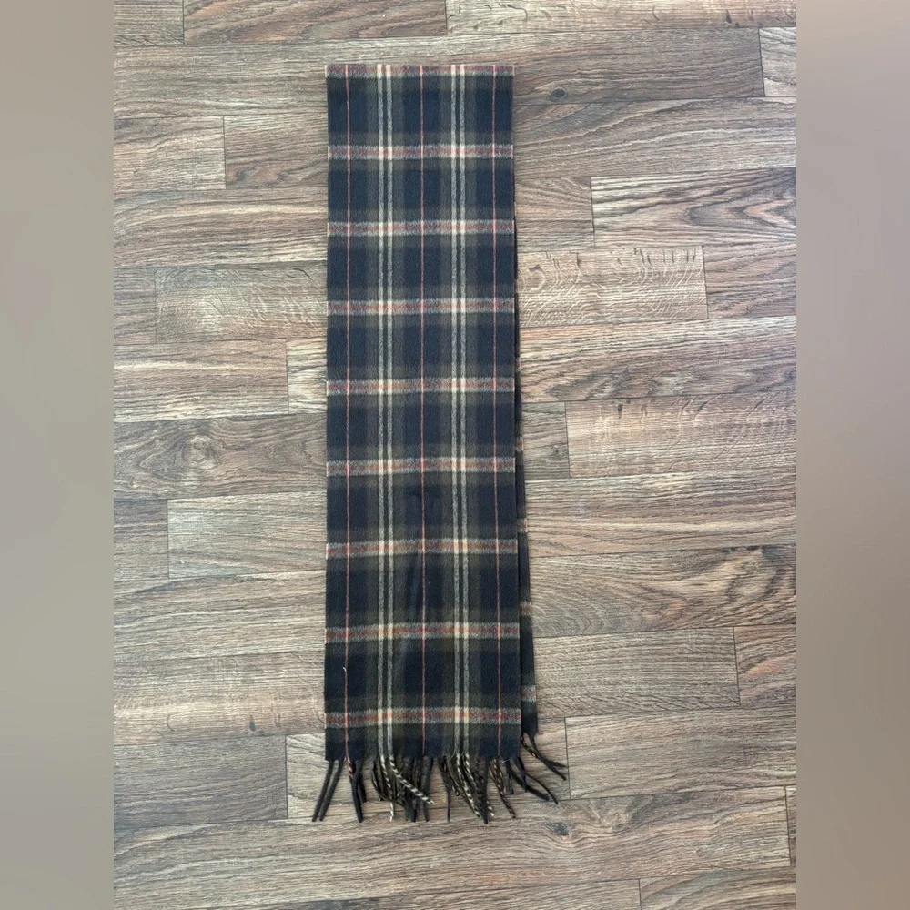 Vintage Christian Dior Monsieur Plaid Scarf